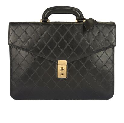 Chanel Vintage Briefcase, front view